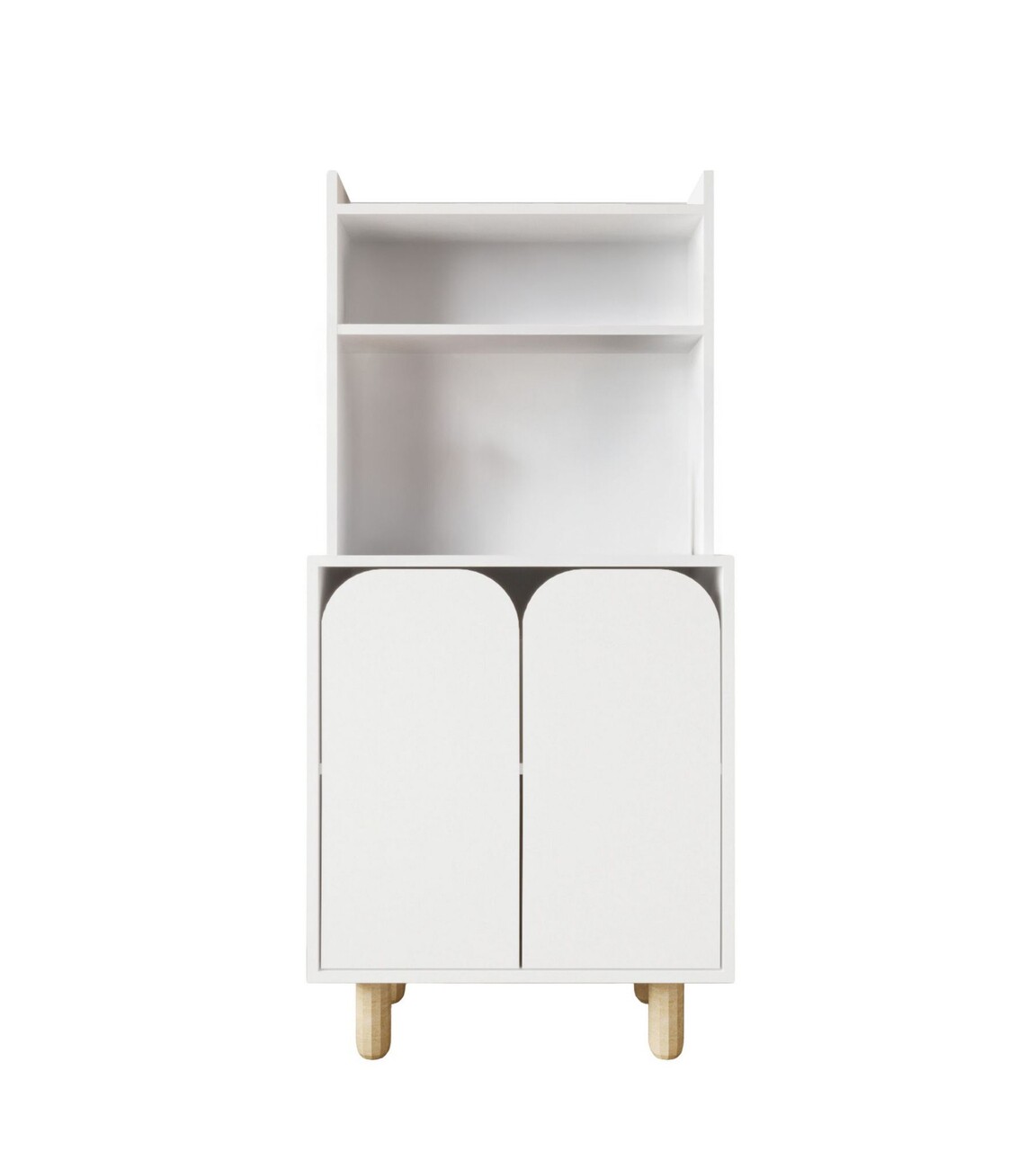 Dulap multifunctional, Hanah Home, Parma 2, 70x155x40 cm, PAL, Alb - view 4