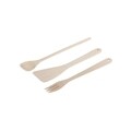 Set 3 ustensile pentru bucatarie, Tescoma, Woody, lemn