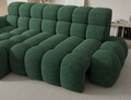 Coltar extensibil dreapta 3 locuri ELTAP, Ceedro, 283x165x98 cm, lemn/poliester, verde inchis