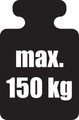 Scara pliabila cu sistem antiderapant Compact, Wenko, 45.5x43.5x84.5 cm, aluminiu/cauciuc, negru/gri