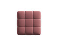 Taburet, Bellis-51, Micadoni Home, 94x94x43 cm, catifea, roz
