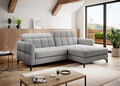 Coltar extensibil dreapta 3 locuri ELTAP, Lore-99, Lorelle, 225x160x105 cm, lemn/poliester, gri deschis