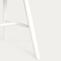 Scaun Vici, Homla, 52x46x92 cm, lemn, alb