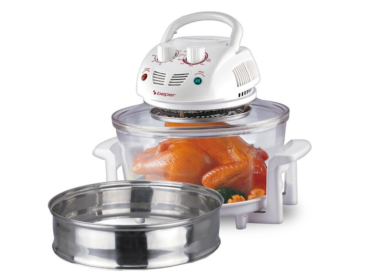 Cuptor multifunctional cu convectie BF.640, Beper, Hot ayr fryer, 1400 W, 7 trepte de temperatura - view 3