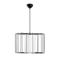 Lustra, Opviq, 892OPV1683, Metal, Alb/Negru