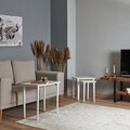 Set masute 3 piese, Tuvalle, Tuval 061, Crem
