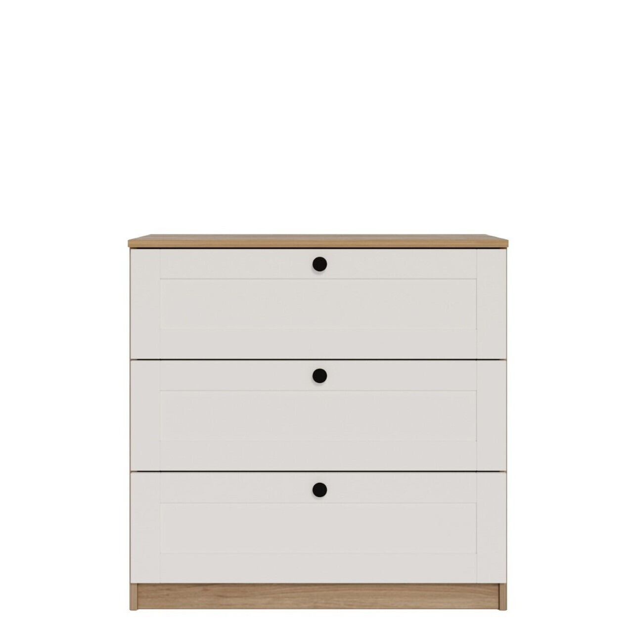Dulap, Hanah Home, Lucas 1600-237, 80x73.5x42.5 cm, Nuc/Alb — imaginea 6