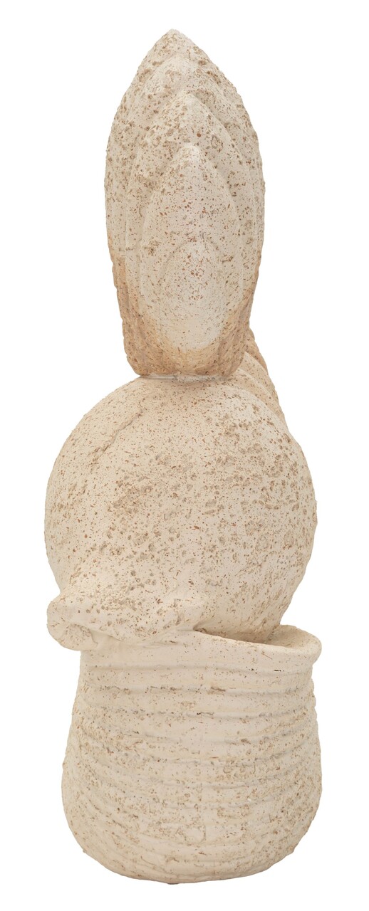 Decoratiune, Mauro Ferretti, Shell, 17.2x10x30.2 cm, polirasina, bej - imagine 6