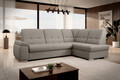 Coltar extensibil dreapta 3 locuri ELTAP, RT-07PO, Sado, 272x192x95 cm, lemn/poliester, gri