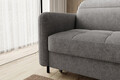 Coltar extensibil dreapta 3 locuri ELTAP, RT-04RAQ, Gomsi, 228x165x100 cm, lemn/poliester, gri inchis