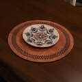 Set suporturi pentru farfurie, Payna, 790PYN1140, Lemn , Produs lucrat manual, Roz