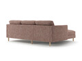 Coltar stanga 3 locuri, Eden, Micadoni, 250x150x90 cm, tesatura structurata, roz melanj