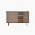 Consola, Odessa, Viyana, 120x75x29 cm, PAL, Stejar Safir / Alb