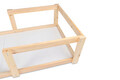 Patut pentru copii Baby Nest, Dekzy, Plus 104, 196x96x55 cm, Stejar