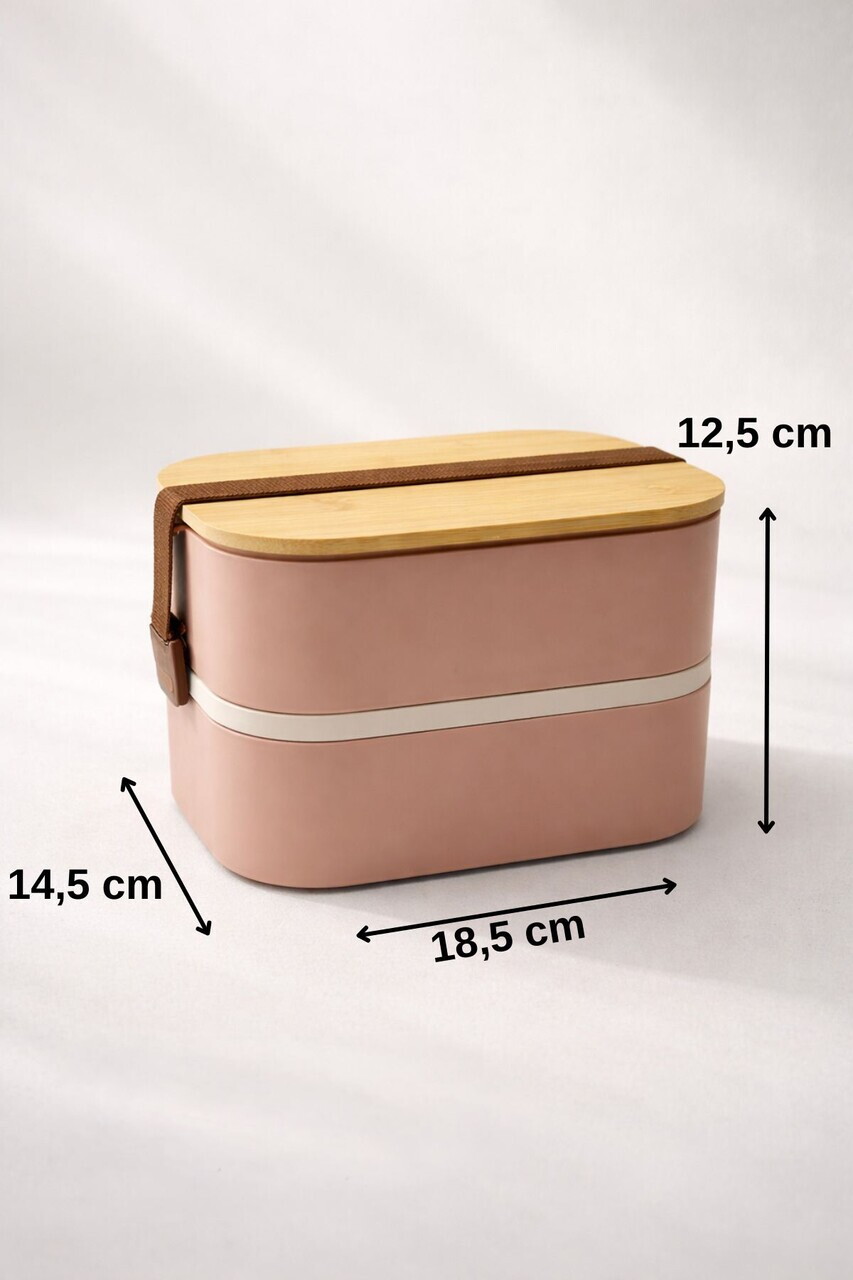 Cutie pentru pranz, Hermia, 721CBL1315, Inox, Dimensiuni: 14,5 x 18,5 x 12,5 cm / 1000 ml, Roz - view 6