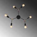Lustra, Tatum, 584TTM1220, Metal, Negru