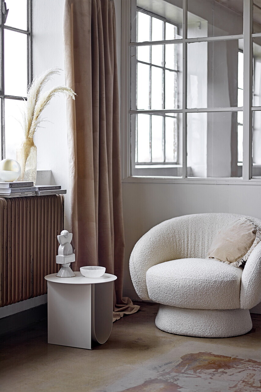 Masuta de cafea, Bloomingville, Cher, 43x38 cm, fier, natural - imagine 11