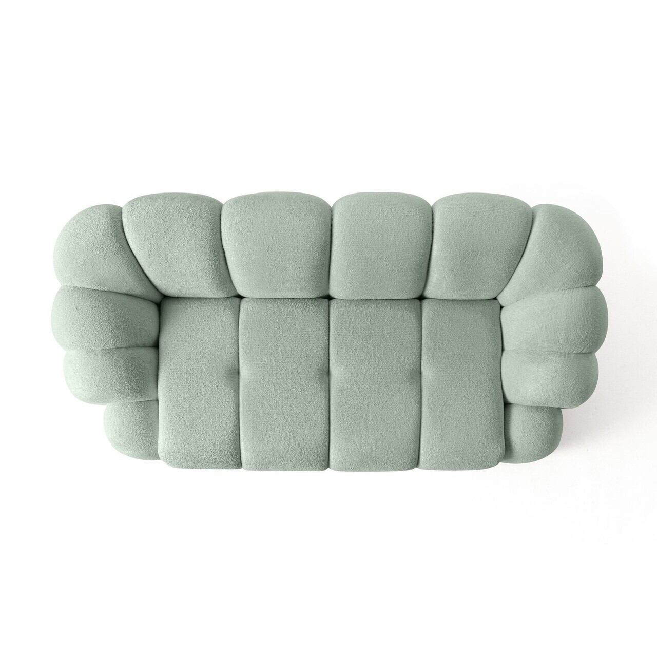 Canapea 2 locuri, Atelier del Sofa, 752EST2504, Lemn de carpen/PAL melaminat, Turcoaz - view 5