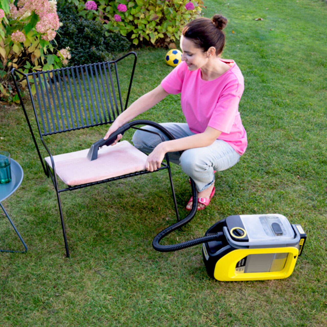Aspirator cu spalare prin injectie-extractie cu acumulator SE 3-18 Compact Battery Set, Karcher, galben — imaginea 9