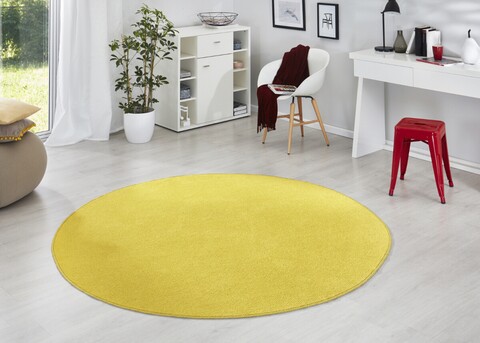 Covor Fancy, Hanse Home, 200x200 cm, polipropilena, galben