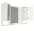 Dulap de baie, Furny Home, Antuan, 119x75.6x21.3 cm, Alb