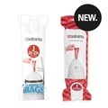 Set 20 saci de gunoi, Brabantia, PerfectFit, marimea J, 20-25 L, nailon, alb