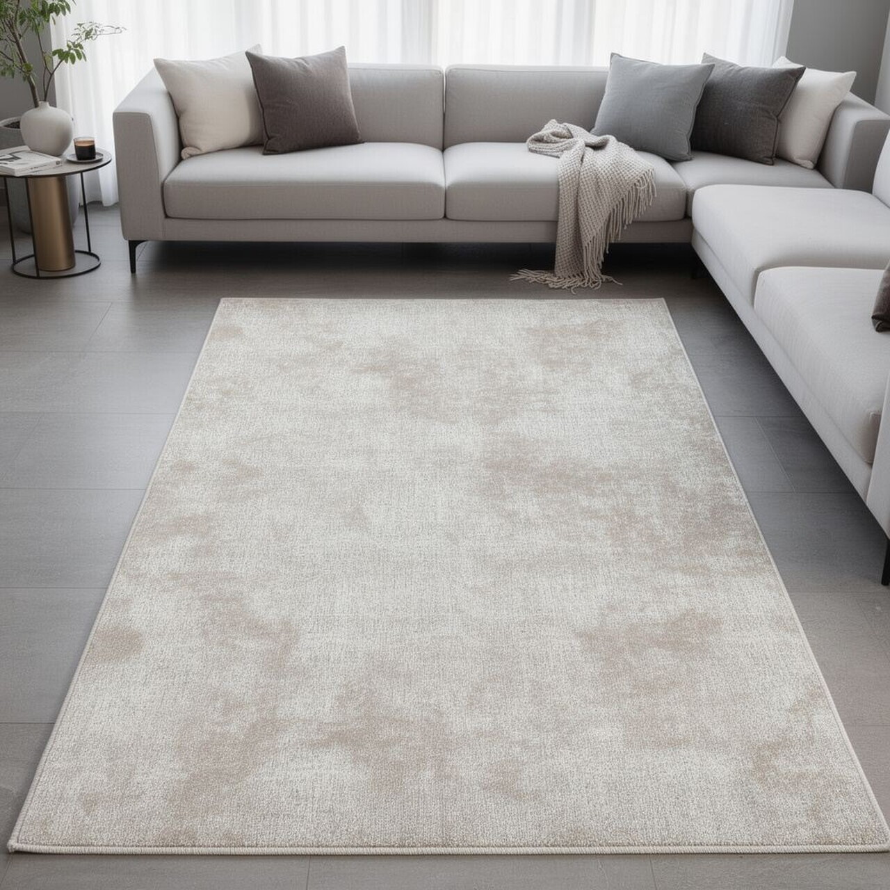 Covor Exfab209-Klm 160x230 cm Bumbac Crem