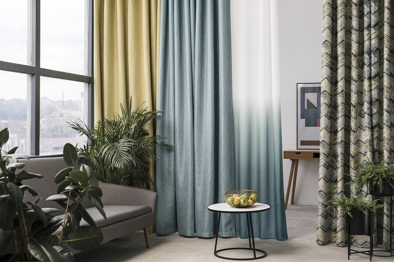 Draperie Mendola Interior, Aral, 140x260 cm, poliester, albastru - 1 | YEO