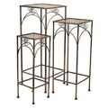 Set 3 suporturi pentru ghiveci, Mazon, Creaciones Meng, fier forjat