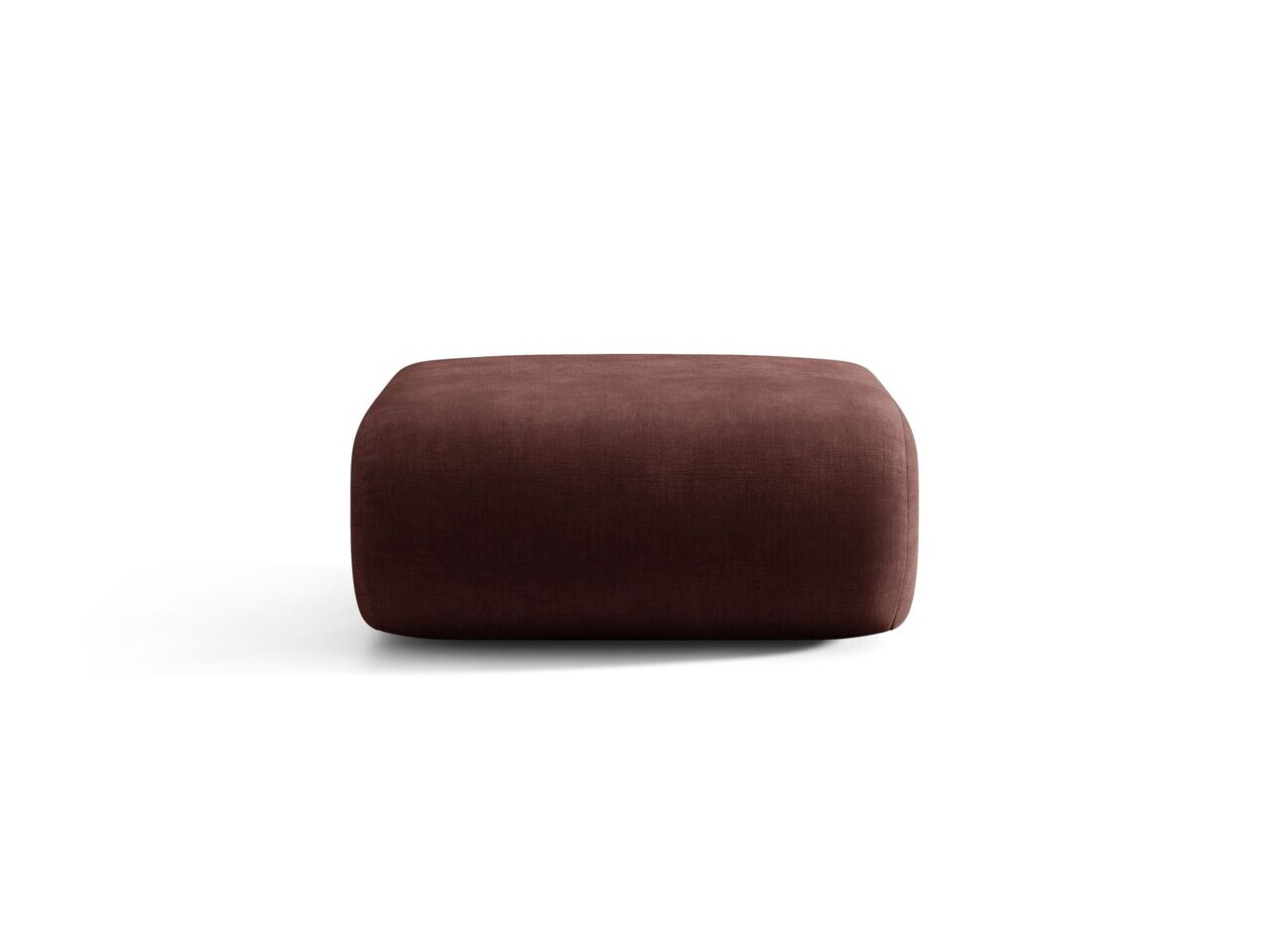 Taburet, Neo, Micadoni Home, 60x85x44 cm, tesatura Chenille, maro cherrywood