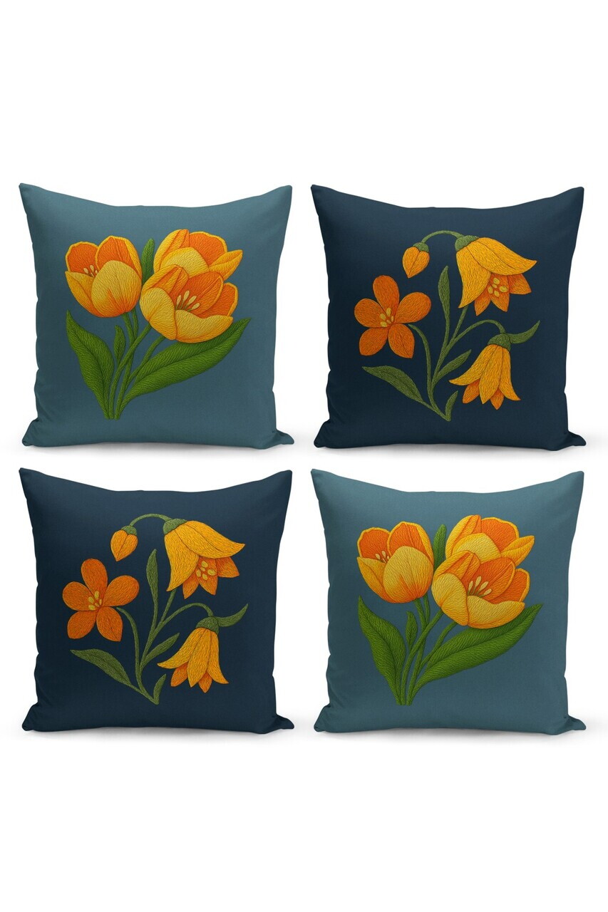 Set fete de perna, Artpnchset4-76, Poliester, Multicolor — imaginea 4