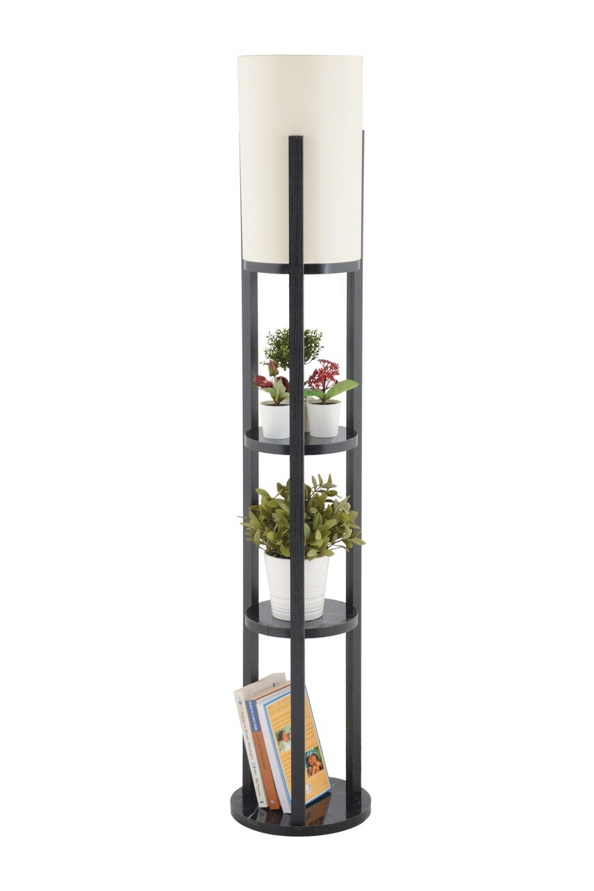 Lampadar, L'essentiel Maison, 390FLH2282, Negru - view 3
