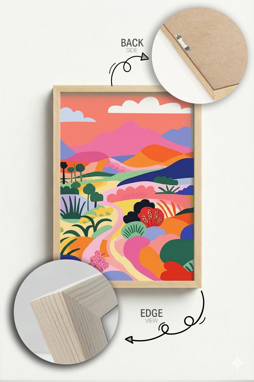 Tablou decorativ, Artnewclahsp78-5070, Lemn masiv, MDF, Multicolor - view 4