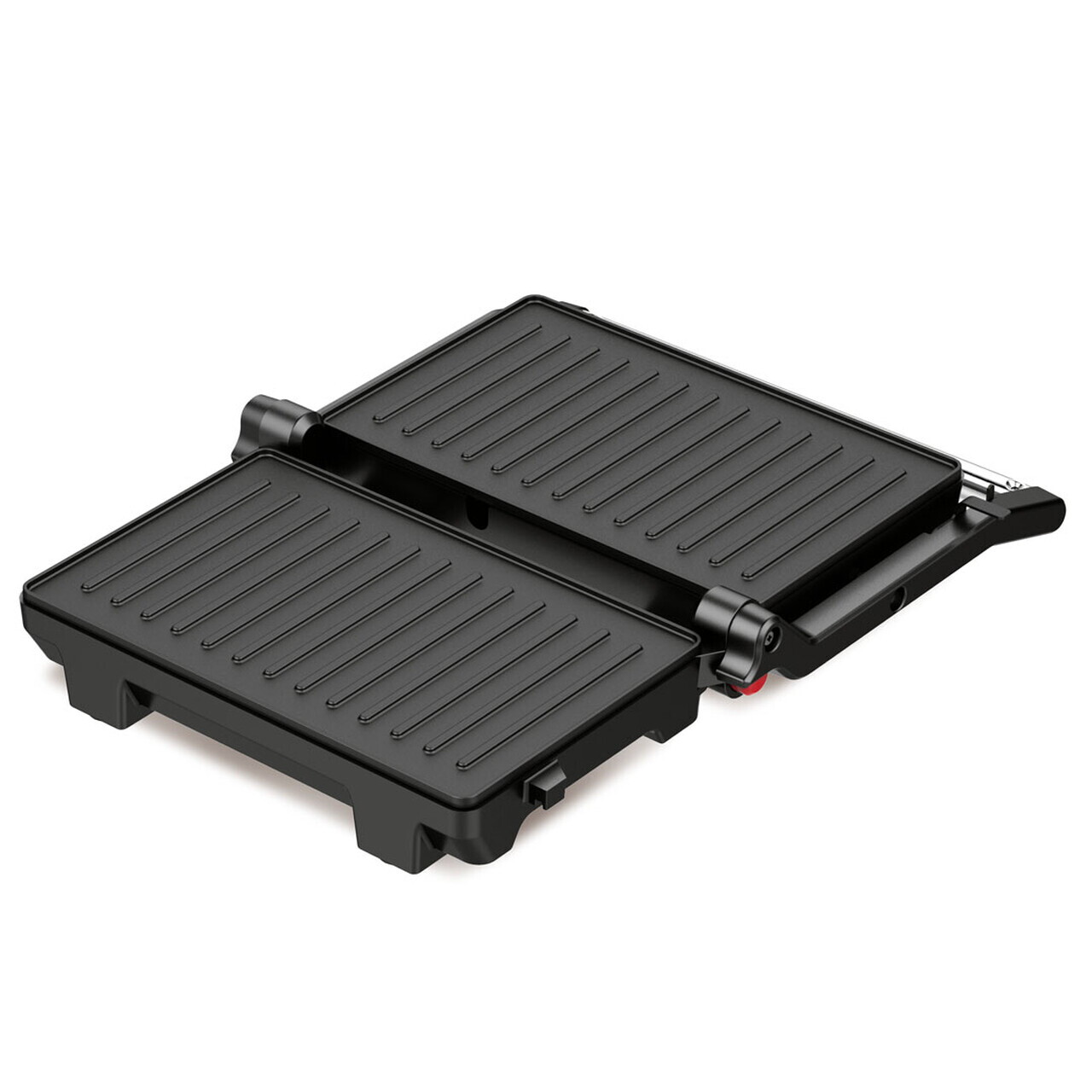 Gratar electric Berlinger Haus, Rose Gold, 1000W, 23x14.5 cm, roz/negru - imagine 2