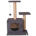 Casă pentru pisici, Paws & Whiskers, Lotti, MATERIAL TEXTIL WELSOFT, Antracit