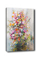 Tablou decorativ, Kanvas Tablo (50 x 70), Canvas, Lemn, Multicolor