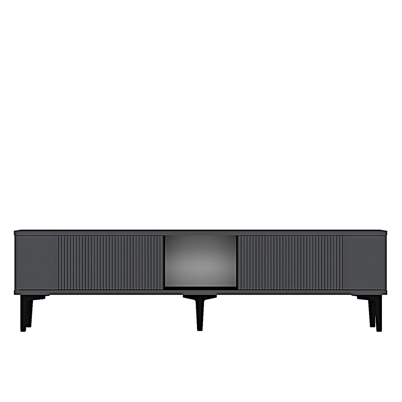 Comoda TV, Hanah Home, Corsa 150, 150x40.5x32 cm, Antracit - imagine 3