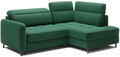 Coltar extensibil dreapta 3 locuri ELTAP, RT-35LU, Barea, 208x160x100 cm, lemn/poliester, verde inchis