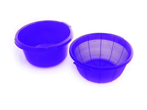 Bol cu strecuratoare otello, domotti, 30 cm, plastic, mov