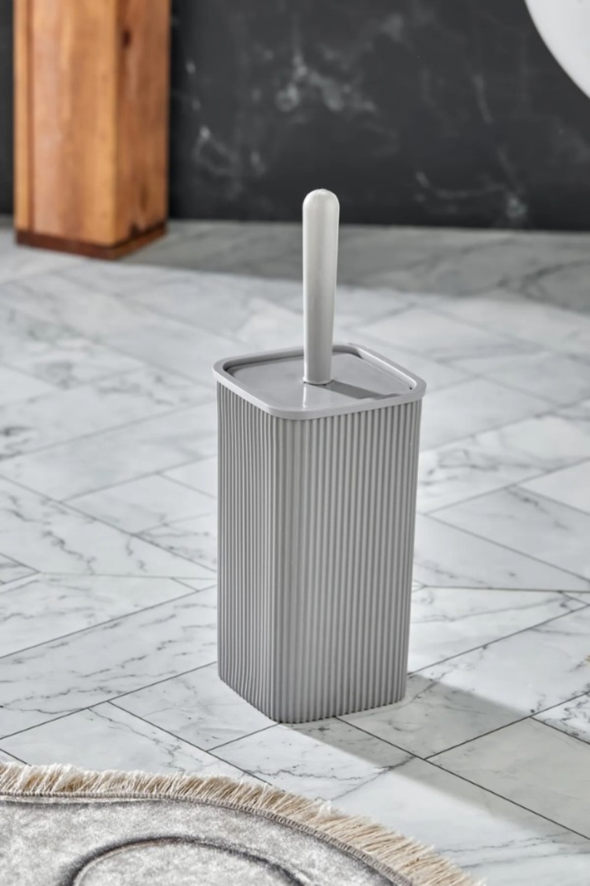 Perie de toaleta, L'essentiel Maison, PZR-050, 17.5x7 cm, Bej