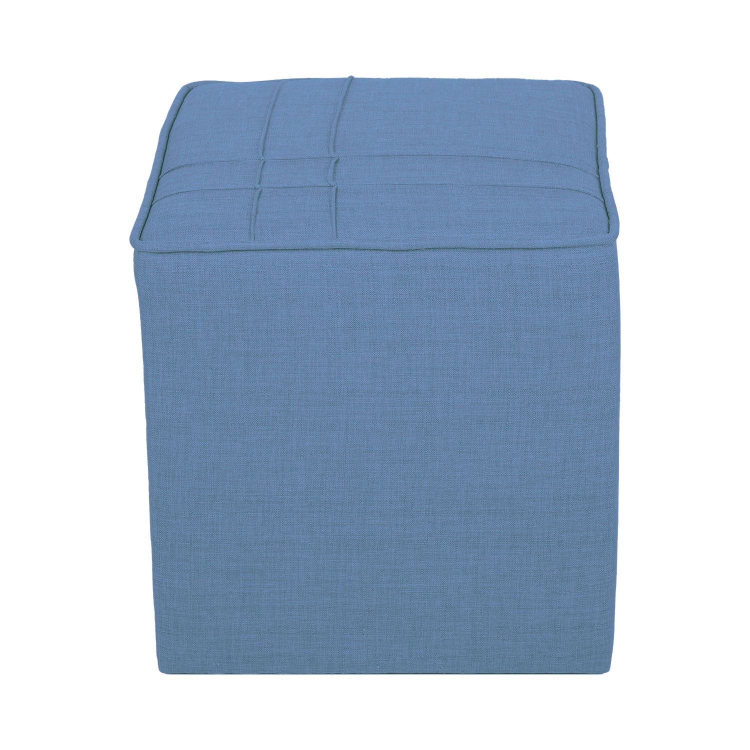 Taburet, Atelier del Sofa, 558ZEN1372, Frame: 100% SOLID FIR WOOD, Albastru