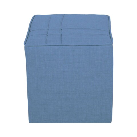 Taburet, Atelier del Sofa, 558ZEN1372, Frame: 100% SOLID FIR WOOD, Albastru