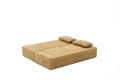 Canapea extensibilă cu 2 locuri, Balcab Home, 825BLC5405, Material: 100% ȘENILĂ, Maro