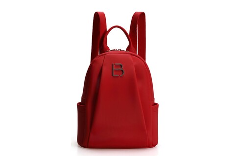 Rucsac, Lucky Bees, 365 Red, piele ecologica, rosu