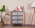 Bufet, Wolina, Goose, 90x105x41 cm, Corp: PAL 100% MELAMINAT, Stejar