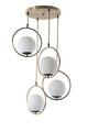 Lustra, Stala, 846STL2848, Metal, Alb / Cupru