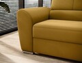 Coltar extensibil dreapta 3 locuri ELTAP, RT-45LO, Siber, 270x186x93 cm, lemn/poliester, galben