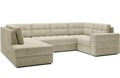 Coltar extensibil stanga 5 locuri ELTAP, LT-04MO, Blewett, 299x198x82 cm, lemn/poliester, bej