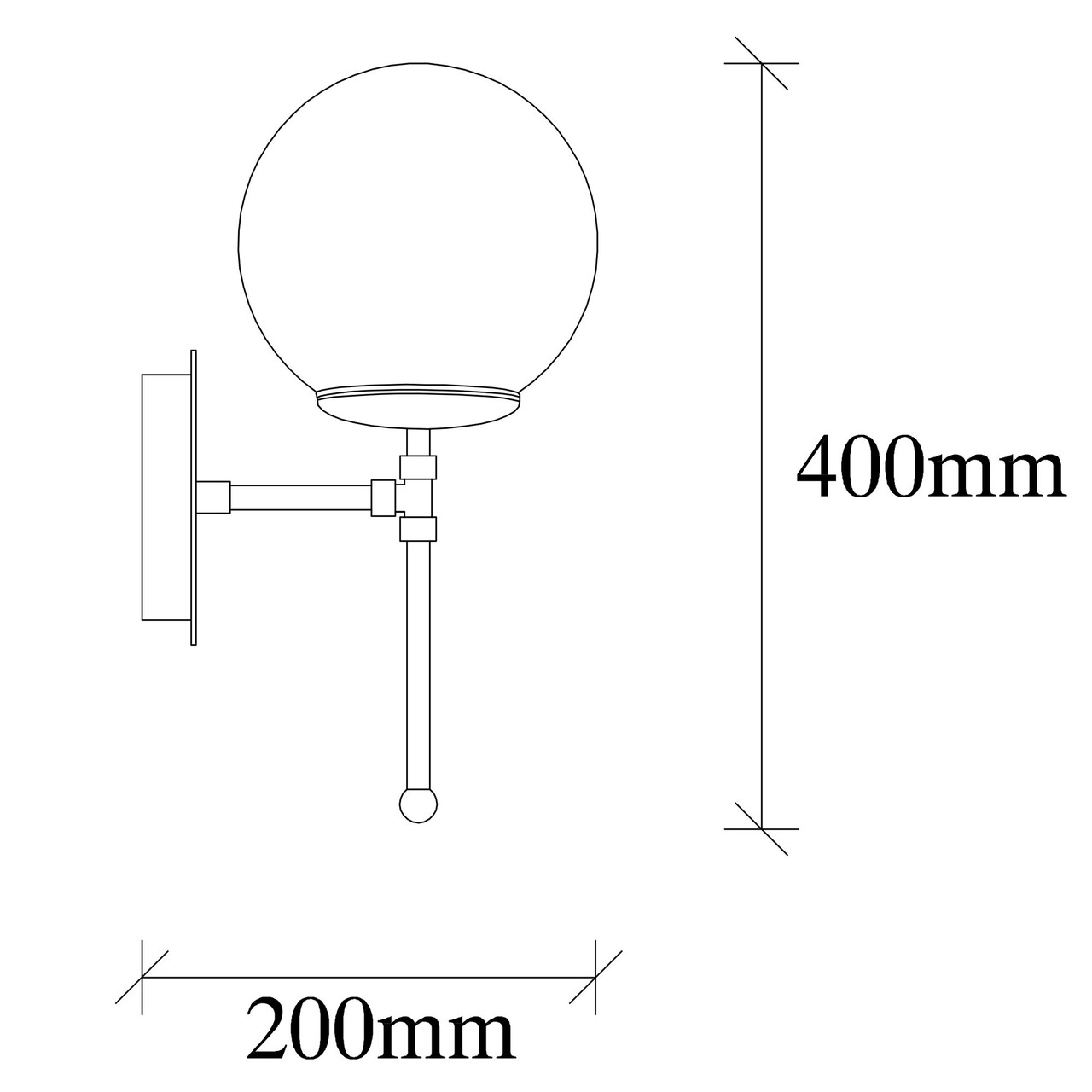 Aplica De Perete Mudoni MR - 953, Opviq, 20 X 15 X 40 Cm, 1 X E27, 40W, Auriu