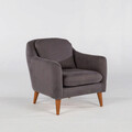 Set de canapea, Unique Design, 867UNQ1617, Lemn de carpen, Antracit